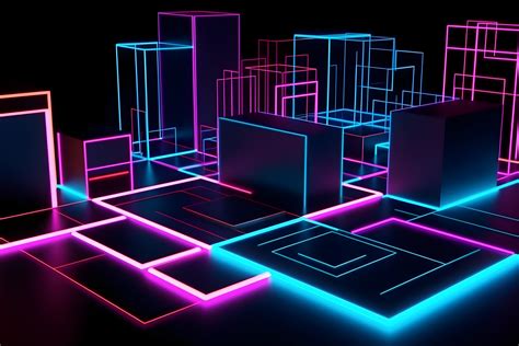 Neon Lights Background With Purple Radiance Graphic By Ranya Art Studio