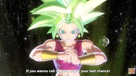 Kefla's hairstyle is a mixture of both of those owned by the female saiyans, being spiky like caulifla's with bangs framing both sides of her face while the majority of her hair is. Dragon Ball Xenoverse 2 Kefla