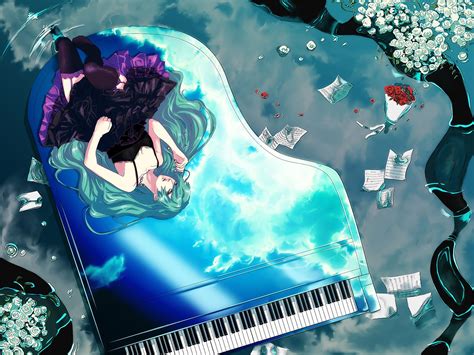 Anime Piano Wallpapers 4k Hd Anime Piano Backgrounds On Wallpaperbat