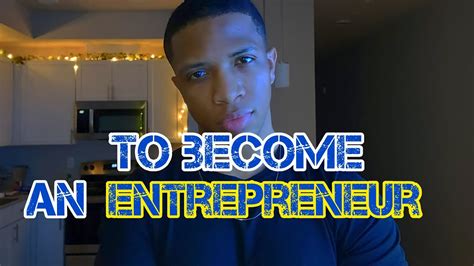 The Reality To Become An Entrepreneur Youtube