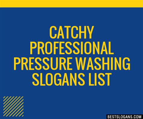 100 Catchy Professional Pressure Washing Slogans 2023 Generator