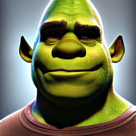 Krea Ai Hyper Realistic Portrait Of Shrek Cinematic Arts