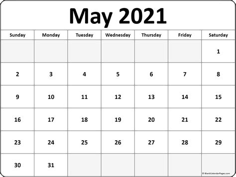 2021 Calendar Squares To Rpint Calendar Printables Free Blank