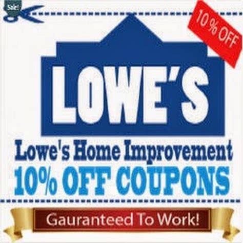 Printable Lowes Coupon 20 Off And10 Off Codes December 2016 Lowes Coupons 20 Free Printable