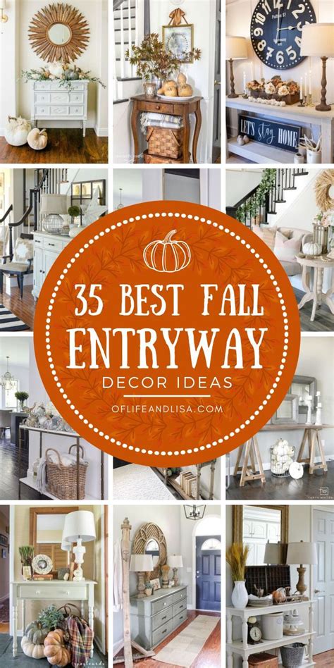 The 25 Best Fall Entryway Decor Ideas On Display In This Postcard Collage