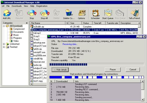 Push your internet connection to the limits and cleverly organize or synchronize download processes with this powerful application. Internet Download Manager free download Internet Download Manager