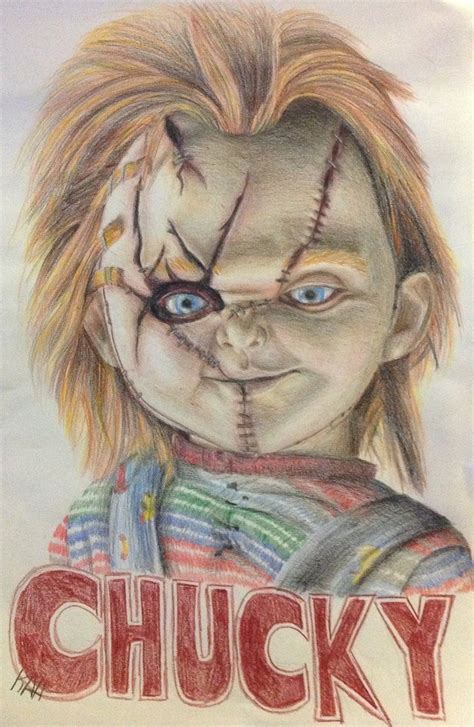 Chucky coloring pages involve some pictures that related each other. Chucky Poster by KhloeAlyssa | Chucky drawing, Doll ...