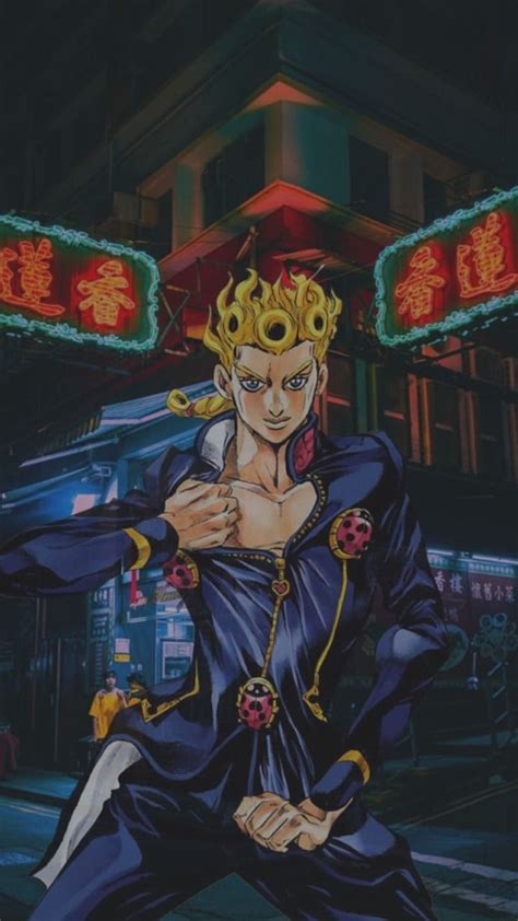 Giorno Giovanna Phone Posted By Christopher Tremblay Jjba Aesthetic Hd