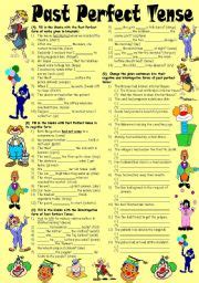 It is also used to describe actions mcq exercises/worksheets/activities on negative past perfect tense sentences: Exercises on Past Perfect Tense - Positive, Negative ...