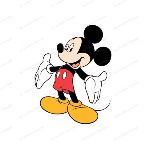 Mickey Mouse Svg 39 Svg Dxf Cricut Silhouette Cut File Etsy