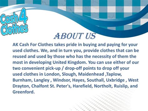 Ppt Ak Cash 4 Clothes Cash For Clothes Throughout United Kingdom