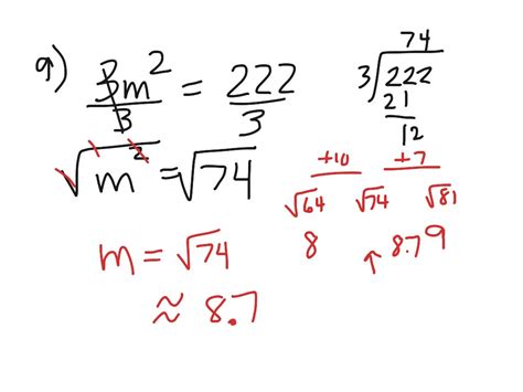 Understanding Square Roots Math Algebra Showme