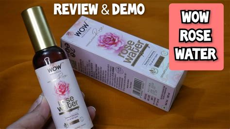Wow Rose Water Review Affordable Rose Water Shruti Mishra YouTube