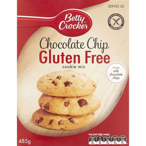 Betty Crocker Gluten Free Choc Chip Cookie 485g Woolworths