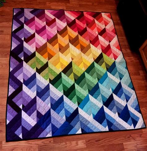 Pinterest Quilts Rainbow Quilt Quilt Patterns