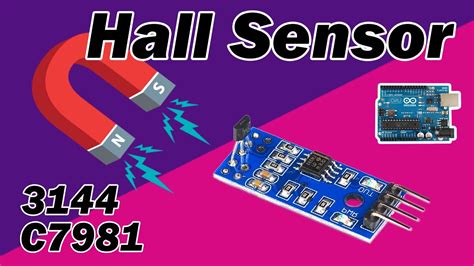 Hall Effect Sensor With Arduino Hall Sensor 3144 How To Work Hall Sensor Module Youtube
