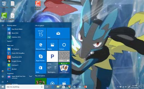 Multimedia Lucario Theme for Windows 10 and 11 by New-Founding-Fathers ...