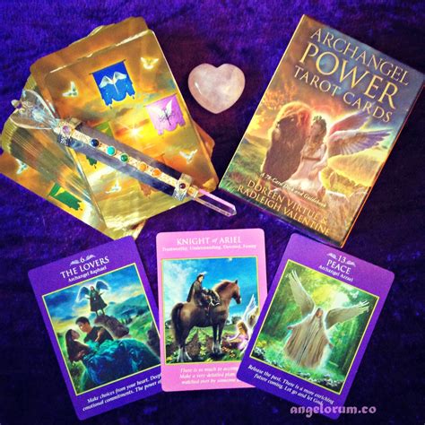 The 56 minor arcana are the ancestors of contemporary playing cards, and are similarly divided into four suits. Deck Interview with the Archangel Power Tarot