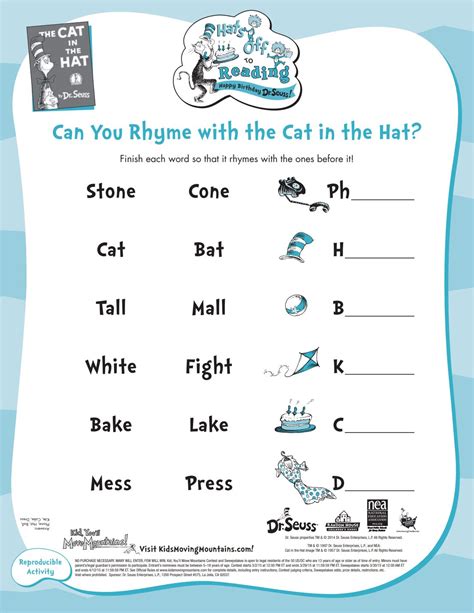 dr seuss printables and activities brightly