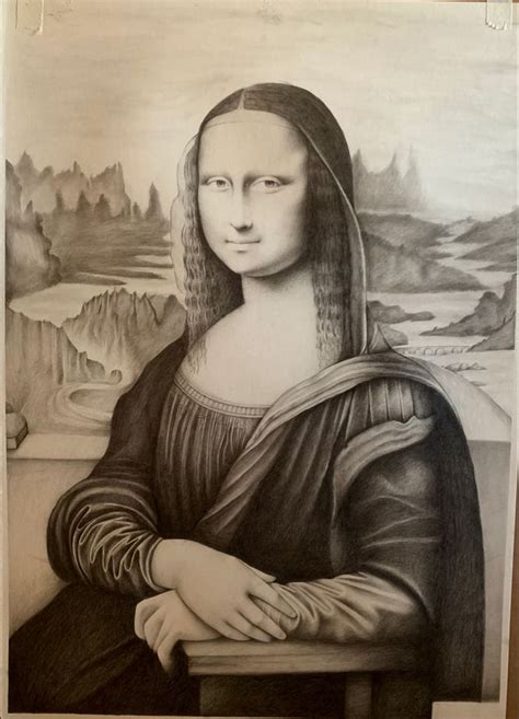 A Black And White Drawing Of A Woman With Long Hair
