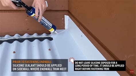 How To Install Endwall Flashing For A Metal Roof. Step By Step Guide