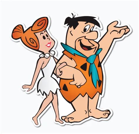 The Flintstones Fred And Wilma Cartoon Vinyl Decal Sticker 269 Picclick