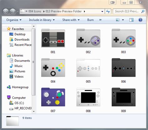 Nintendo Controllers Set Computer Folder Icons By Cloudyrei On Deviantart