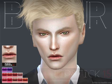 The Sims Resource Bobur Lipstick 15