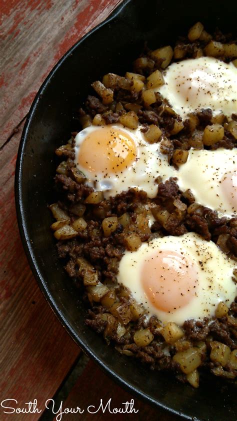 South Your Mouth Hash And Eggs
