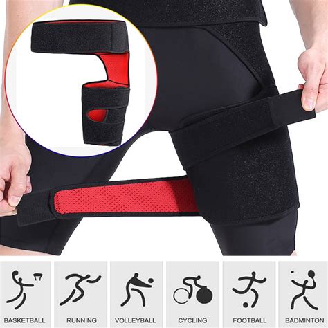 Compression Leg Wrap Protector Brace Groin Belt Thigh Support Strap 定番