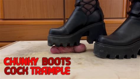 Chunky Aggressive Boots Hard Crushing Cock And Balls Cbt Bootjob Trample With Tamystarly Xxx