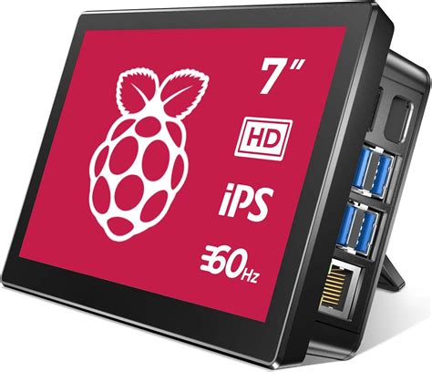 Raspberry Pi Monitor Eviciv 7 Inch Touch Screen Display With Case