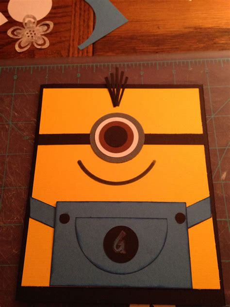 Happy Birthday Despicable Me Minions Card For Kids