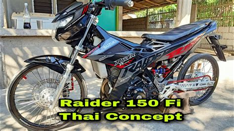 Raider 150 Fi Thai Concept Youtube