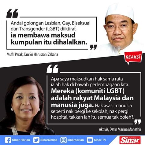 Lgbt malaysians are often seen as immoral and treated as deviants and criminals. Gara-Gara Tulis Surat Terbuka Buat Marina Mahathir Isu ...