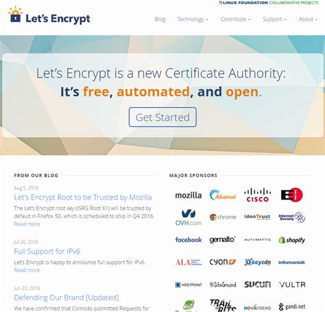 Lets Encrypt Is A New Certificate Authority Its Free Automated And