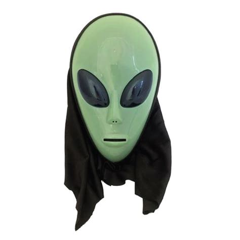 Alien Glow In The Dark Mask 1pc Wanna Party