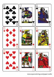 Guyenne Classic Deck Of Playing Cards Printable Template