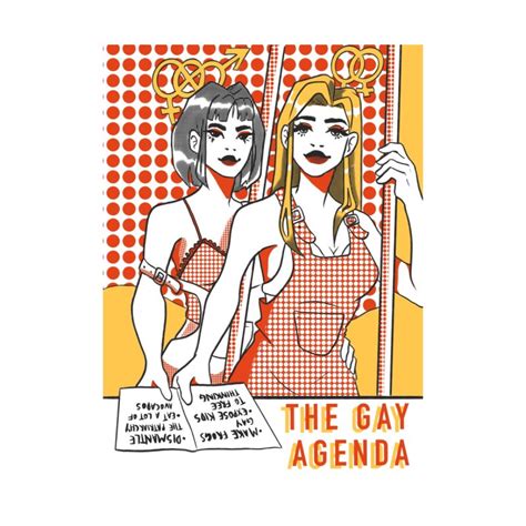 The Gay Agenda Fine Art Print Leemontines Artist Shop