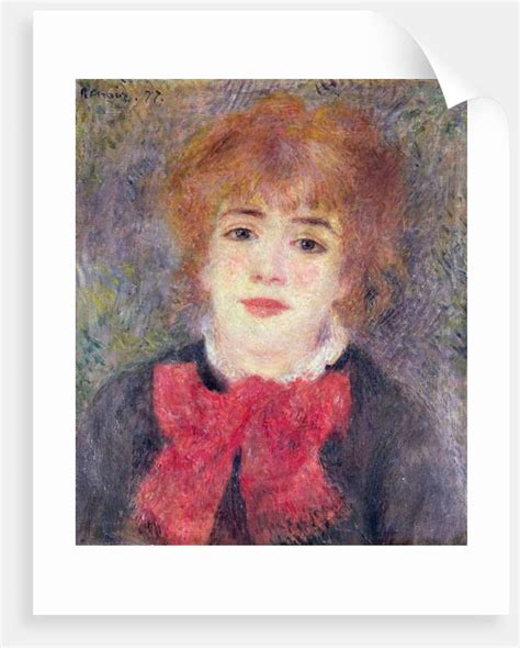Portrait Of Jeanne Samary 1877 Posters And Prints By Pierre Auguste Renoir