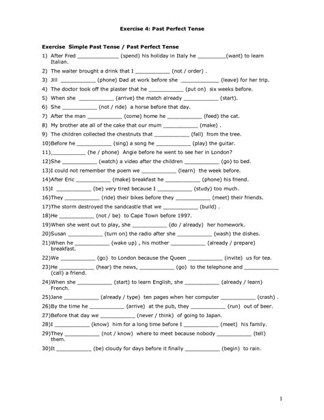 12 Present Perfect Past Simple Worksheets
