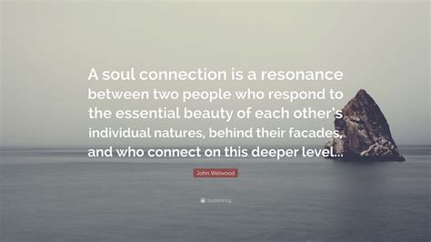 John Welwood Quote A Soul Connection Is A Resonance Between Two