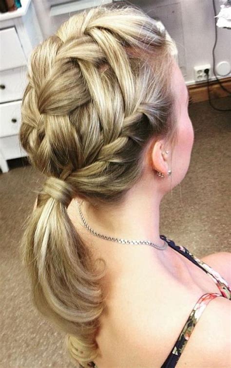 20 Easy French Braid Ponytails You May Want To Copy Hairstyles Weekly