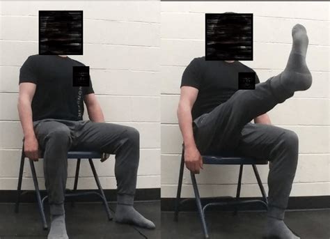 Seated Straight Leg Raise Starting Position And Ending Position