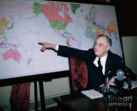 Us President Franklin Delano Roosevelt By Bettmann