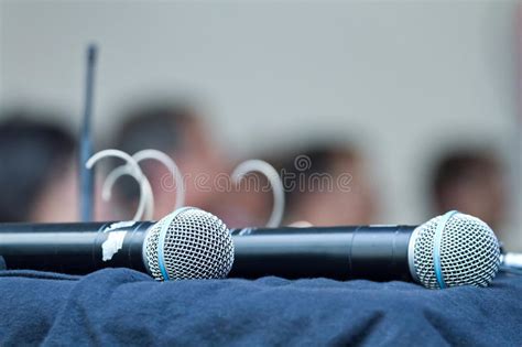 Two Microphones Stock Photo Image Of Speech Sound Waiting 19368252