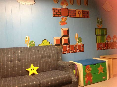 Redecorated The Kids Playroom Super Mario Room Kids Playroom Mario