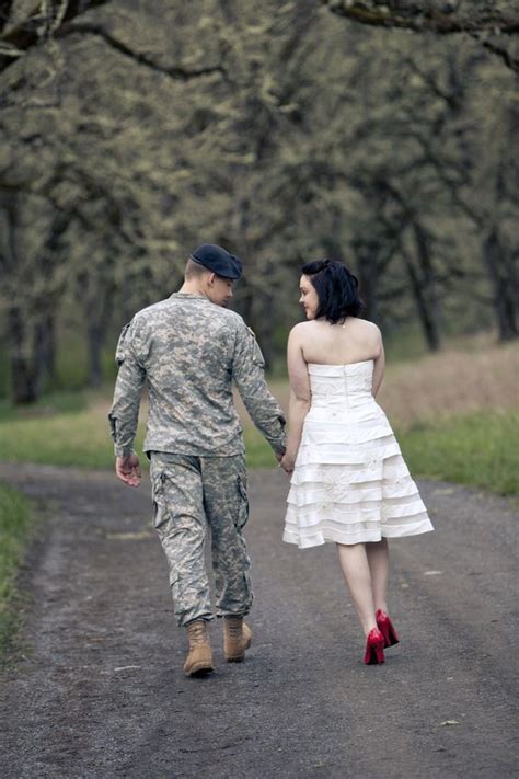 A Romantic Military Engagement Shoot Uniforms And Love Letters Bridal Musings Military