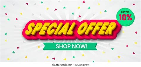10 Special Offer Template Editable Vector Stock Vector Royalty Free