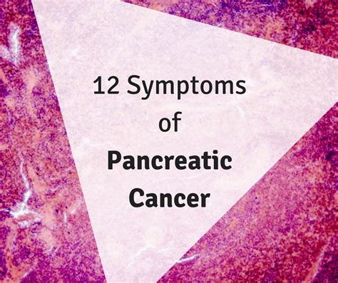If you have these what are the symptoms of pancreatic cancer? 12 Symptoms of Pancreatic Cancer - SeniorAdvisor.com Blog